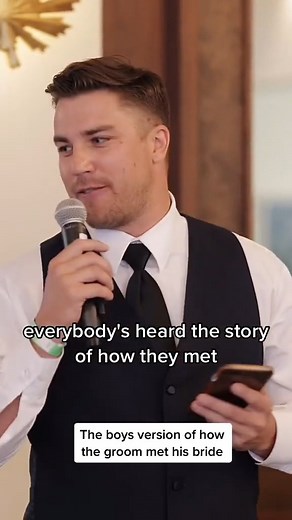 Was she?! Or wasn’t she?! 🪩 Make your Best Man Speech a time to SHINE with our proven template to the ultimate Best Man Speech. 🎤 Link in comments 🎤 Video by @rickerfilmsweddings #bestmanspeech #funnybestmanspeech #bestmanprank #weddingspeeches #weddingspeechinspo #weddingspeechwriting | Eimanne