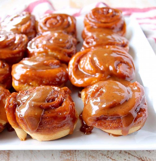 Caramel Cinnamon Rolls Recipe - WhitneyBond.com