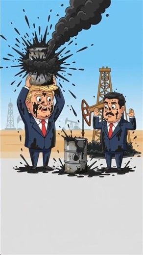 Trump Steals Oil From Maduro… Big Mistake! 😂 | Funny Political Meme Animation