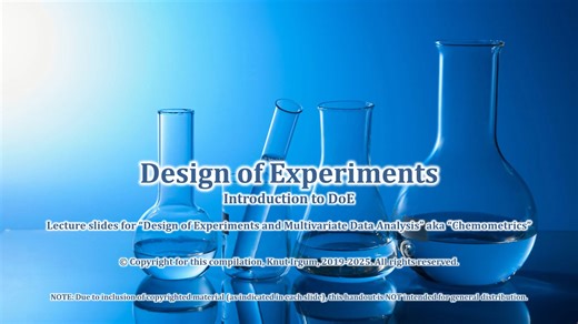 DoE 1 Introduction to Design of Experiments [DoE]