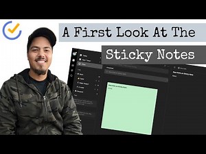 A First Look at the Sticky Notes