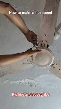 How to make slow fan to fast running fan with changing the capacitor