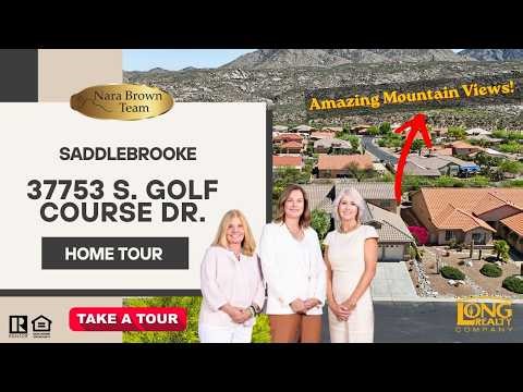 SaddleBrooke AZ Home with Stunning Catalina Mountain Views | Luxury Living | 37753 S Golf Course Dr