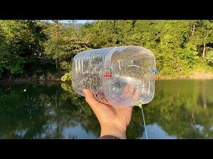 The result of setting a huge PET bottle trap in a pond in Thailand, a tropical fish paradise ...!