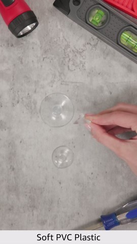 Pawfly 30 Pack Suction Cups for Glass, Small Rubber Suction Cups for Home Kitchen Bathroom Organization Christmas Decoration Window (Assorted Sizes 0.8 & 1.2 & 1.8 Inch)