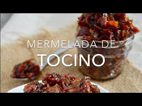 MERMELADA DE TOCINO o BACON JAM - Recetas fáciles Pizca de Sabor