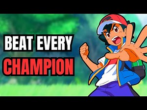 Can ASH Original Pokemon Beat Every Pokemon Champion