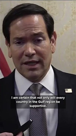 U.S. pushes free passage in Strait Of Hormuz, Rubio says