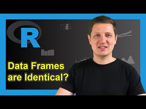 Check If Two Data Frames are the Same in R (Example) | Test for Identical / Equal Values in Matrix