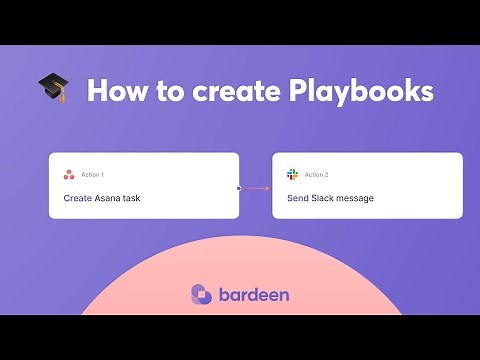 How to create Playbooks | Tutorial