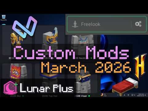 How to get Lunar Client all cosmetics for free & install custom 1.8.9 mods (2026 March+)