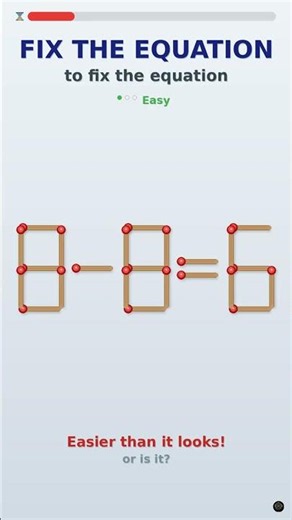 How Fast Can You Solve 8-8=6?