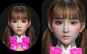 【Maya新手教程】次世代女性人物建模基础建模教程——小女孩模型制作