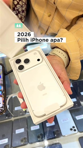 Dengan budget 7–9 jutaan, pilihan ini masih aman buat jangka panjang: 👉 iPhone 14 Pro Kamera jernih, Dynamic Island, feel masih “new gen” 👉 iPhone 13 Pro Performa masih kenceng, kamera nggak kalah jauh, harga lebih hemat Kalau disuruh pilih sekarang, kamu tim 14 Pro atau tim 13 Pro? 👇 Tulis di komentar 🔥