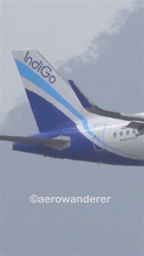 Here's IndiGo A320-271N registered as VT-IVS landing at Mumbai Airport arriving from Varanasi as 6E6544 #aerowanderer #aviation #indigo #a320 #a320neo #mumbai #mumbaiairport #landing | Aerowanderer