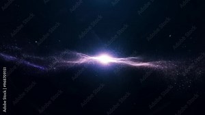 An explosion of light-themed background video. A suitable background to use as an overlay.