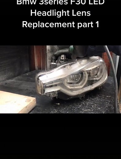 BMW 3Series F30 LED Headlight Lens Replacement