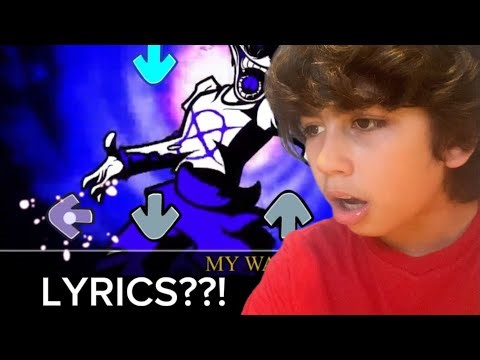 Playing an Fnf Mod with LYRICS #fnf