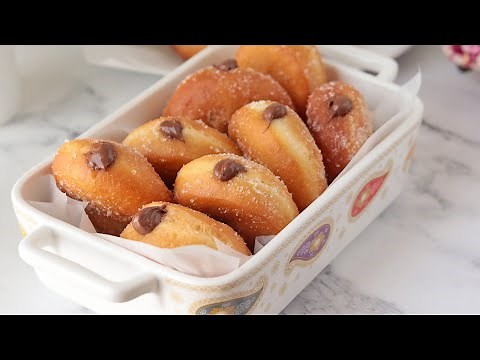 Malasadas | Nutella filled doughnuts | Portuguese donuts
