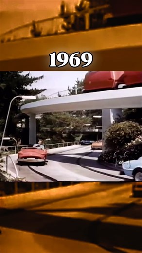 The “Super-Highway” Autopia 🏎️🏰 #1960s #disneyland #tomorrowland #disney #familyvacay #memories | Days Gone Disney