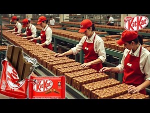 Inside the Nestlé KitKat Factory: From cocoa farms to billion-dollar chocolate (Full Process)
