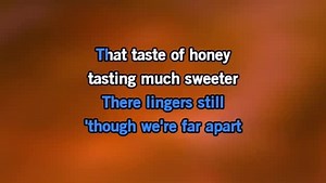 Karaoke A Taste of Honey - The Beatles - CDG, MP4, KFN - Karaoke Version