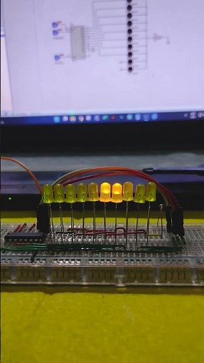 Circuito integrado CD4017 #electronics #proteus #tips #conexiones #arduinorobot #tutorial