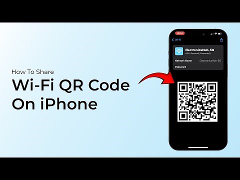 How To Share Wi Fi Via QR Code on iPhone?
