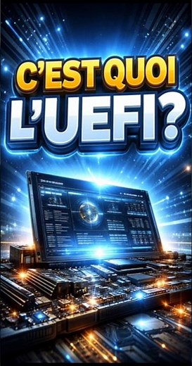 💻 C'est Quoi L’UEFI ? Explication Simple En 1 Minute #uefi #bios #windows #pc #windows11 #windows10