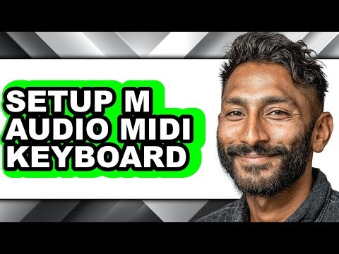How to Setup M Audio Midi Keyboard - Step by Step