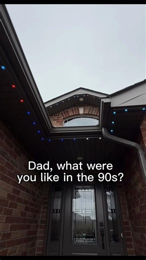 Jumping on this trend in a different style #CapCut #mycelebright #permanentholidaylights #holidaylighting #fyp