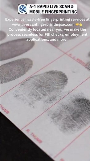 Live Scan Fingerprinting Services Near Me