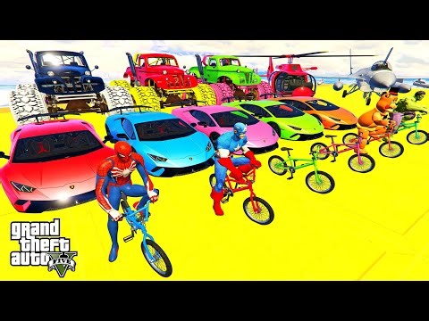 الرجل العنكبوت انقاذ باتمان Spider-Man Rescue batman vs iron man vs venom funny Game GTA 5 superhero