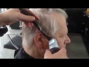 George Clooney haircut tutorial razor haircut