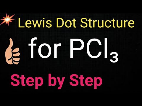 PCl3 Lewis Structure||Lewis Structure of PCl3 (Phosphorus Trichloride)|Draw Lewis Structure for PCl3