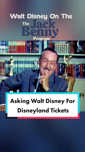 Jack Benny asks Walt Disney for Disneyland tickets (1965)#waltdisney #retrodisney #disneyparks #disney #classicdisney #waltereliasdisney #disneyfyp #onthisday