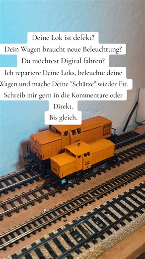 Modellbahn Reparatur und Digitalisierung Service