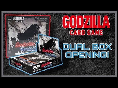 The NEW Godzilla Card Game Is Here! Double Booster Box OPENING and Review!