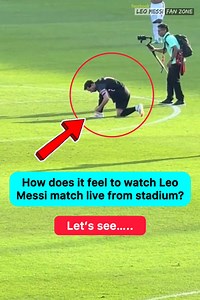 18K views · 1.1K reactions | The experience of watching Leo Messi live from the stadium can’t be described in words. Dream of every Messi fans in the world!  When will our dream turn into reality!? 凉﫶 #LionelMessi #LeoMessi #Messi #LM10 #FootballGOAT #Miami #InterMiami #USA #Soccer #Football #MessiLive #MessiMagic #MessiGOAT #Dream #MessiFan | LEO MESSI FAN ZONE | Facebook