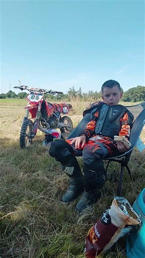 Evan 7 ans ktm 65 sx #motocross #65cc