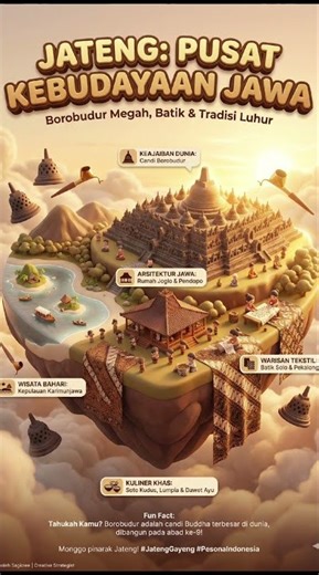 Java Infographic In 20 seconds #pulaujawa #visitjogjakarta #visitjateng