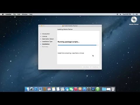 Installing Mobile Partner on Mac OS X