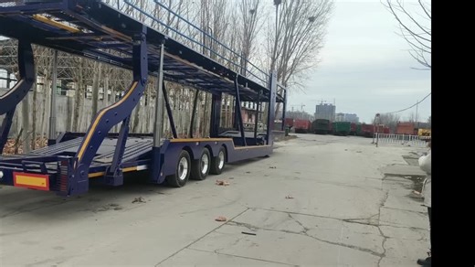 3 axle car carrier trailer
