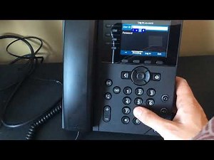 VVX 350 Login/ Logout Tutorial