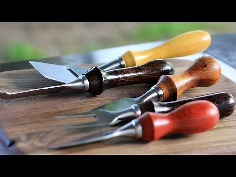 DIY Cheese Knives Using Exotic Wood Blanks with Darbin Orvar
