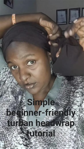 An easy way to tie your turban #youtubeshorts #headwrapping #turban #tutorials