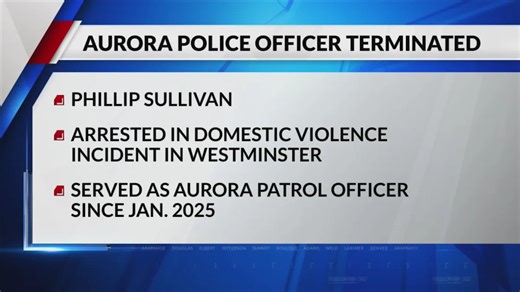 Aurora police officer arrested, fired after domestic violence incident