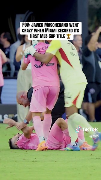 Javier Mascherano's Joyful MLS Cup Celebration