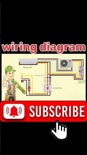 split ac single phase wiring diagram/single phasewiring #shortvideo #split #wiring #airconditioners