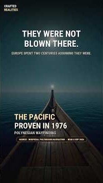 They Were Not Blown There | How Polynesians Navigated The Pacific